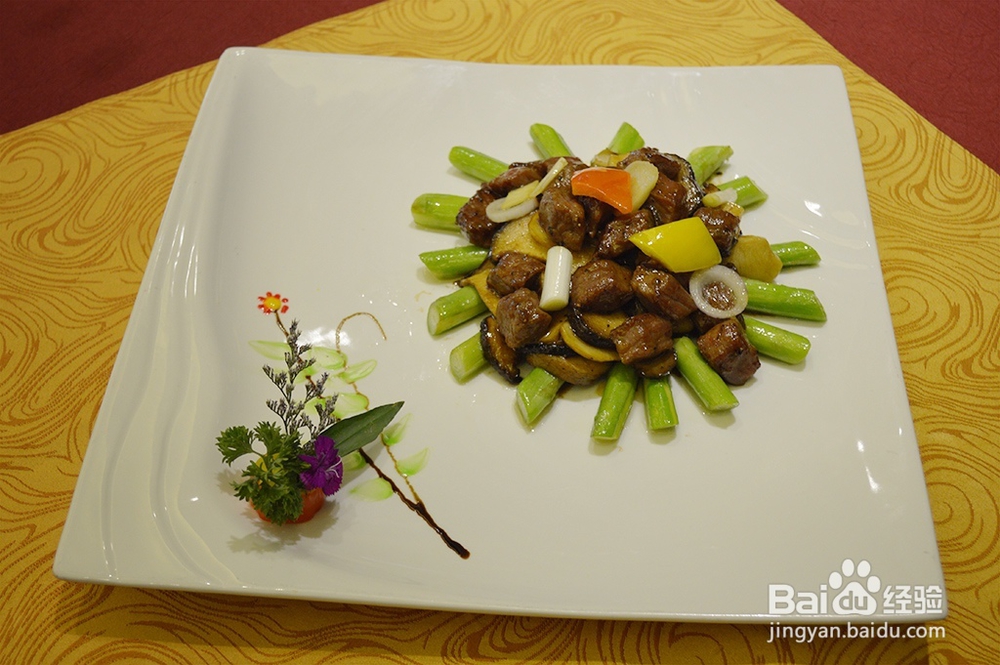 黑椒荔枝菇禾牛肉