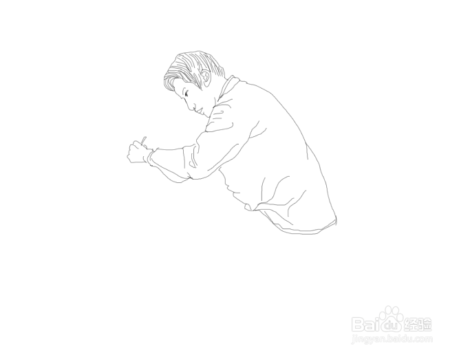 李保国简笔画如何画