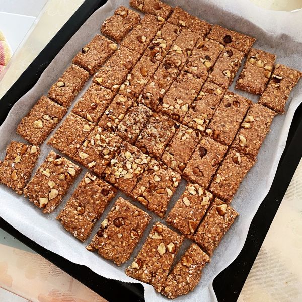 高纤低糖燕麦核桃饼