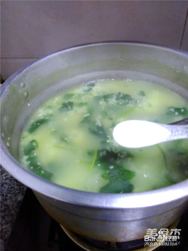 美味的冬寒菜稀饭