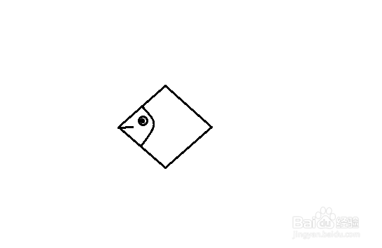 简笔画-热带鱼的简笔画如何画
