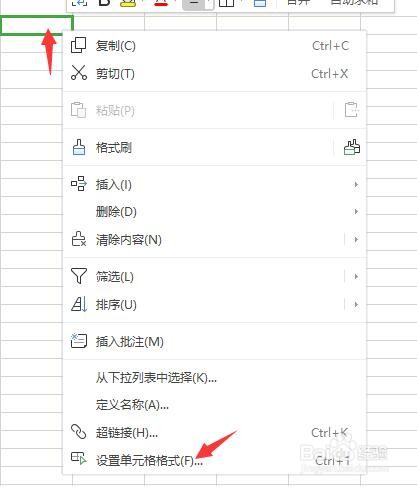 设置单元格样式为输入