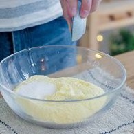 不点外卖132--玉米面牛奶甜甜圈