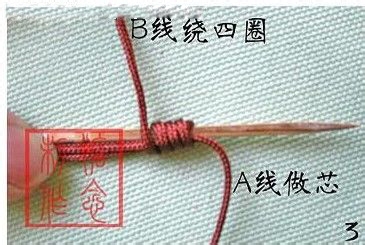 绳结编织教程--能收缩的手链或项链