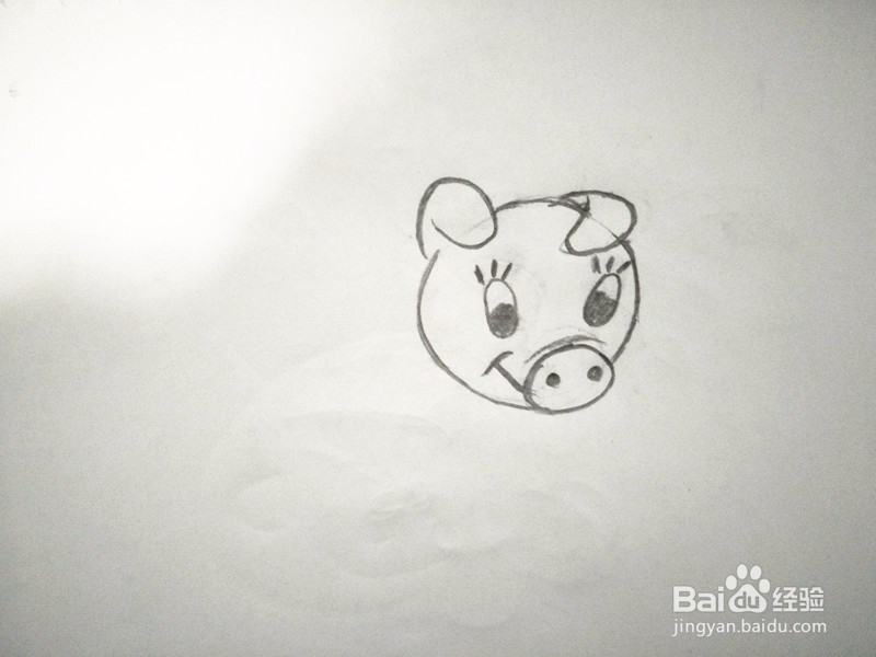 简笔画—卡通猪的画法