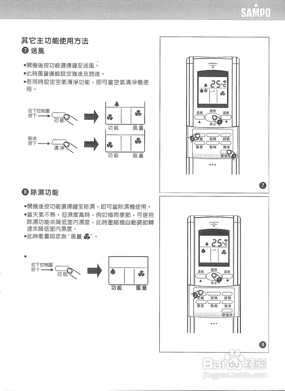 声宝AW-H60DC分离式冷气机说明书:[2]