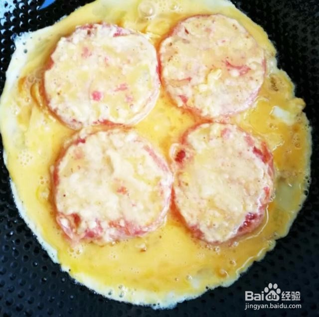 自制番茄鸡蛋饼