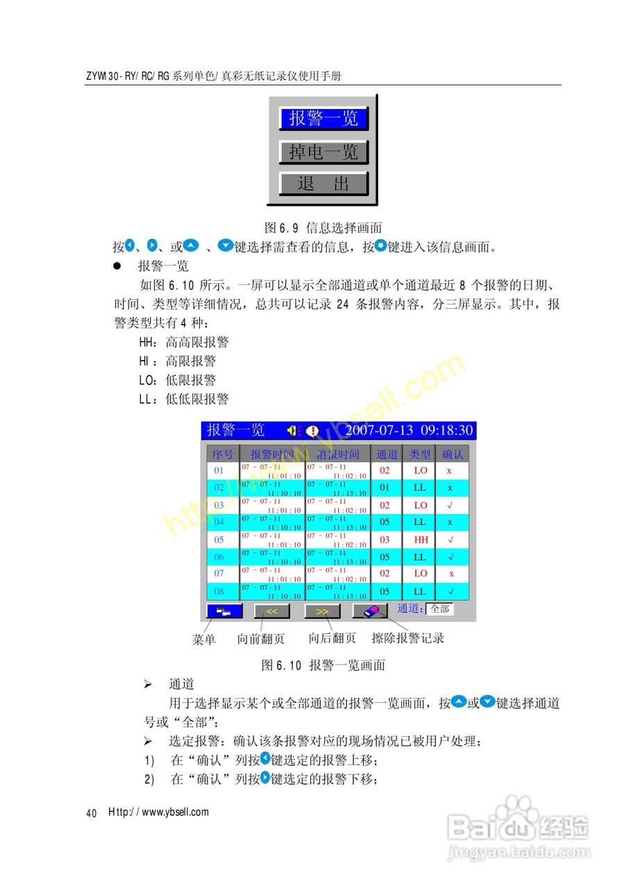 ZYW130无纸记录仪操作手册:[5]
