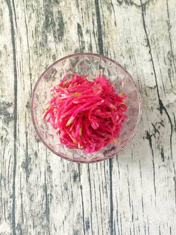 家庭美食凉拌脆萝卜