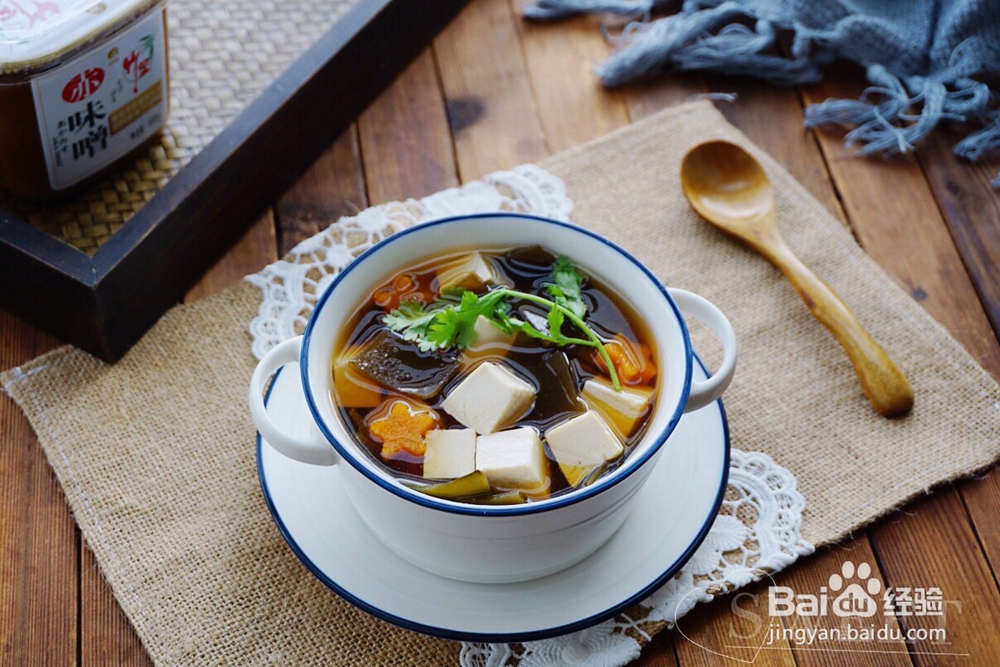 海带豆腐味鱛汤的做法