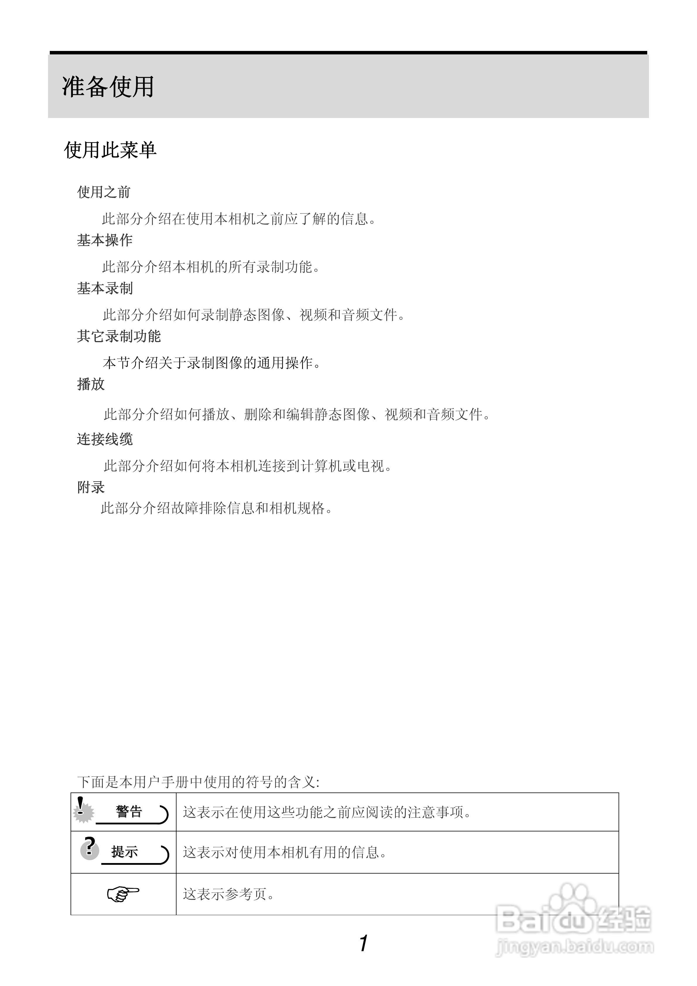 呈妍HiTi HiTi C70型数码相机说明书:[1]