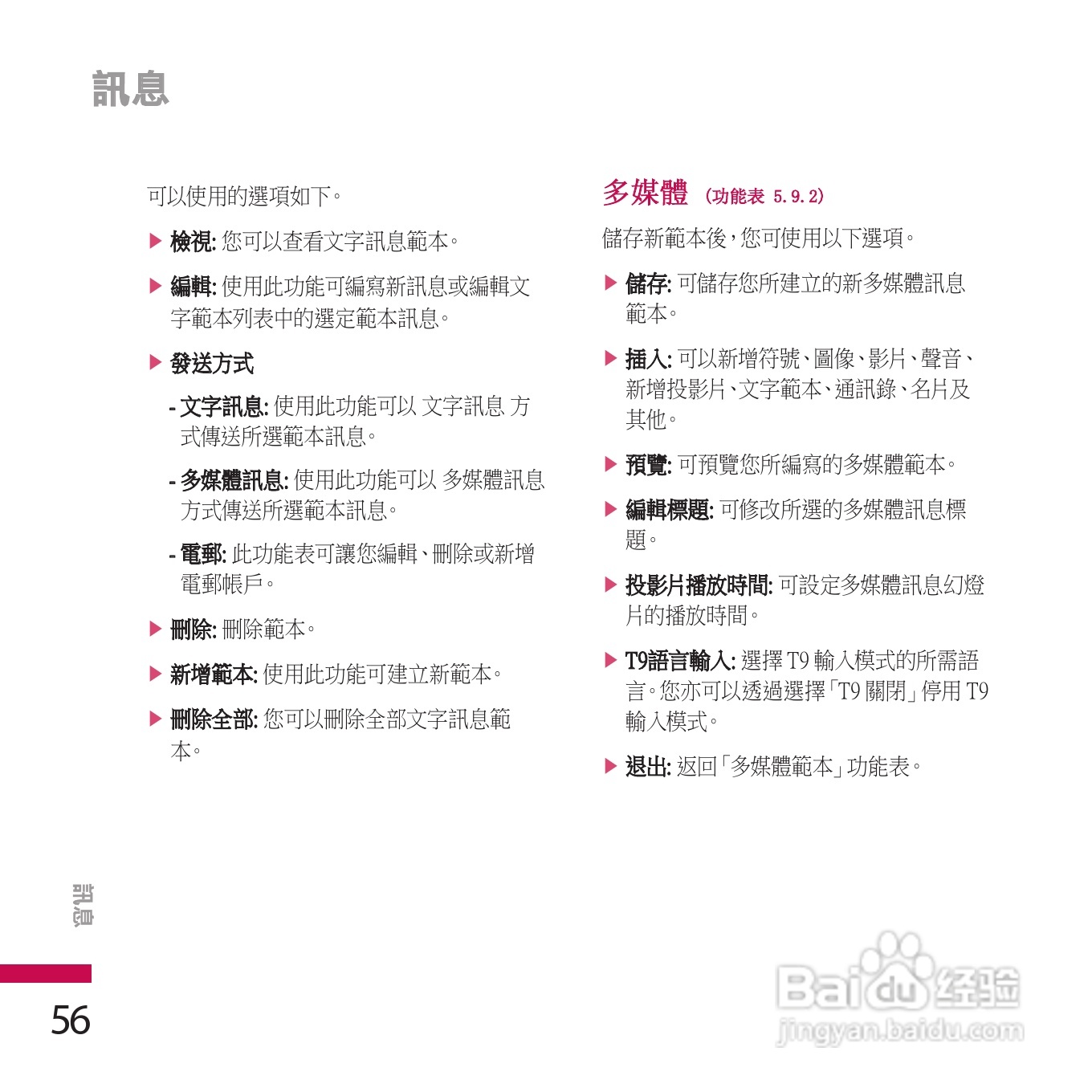 LG KE970手机使用说明书:[6]