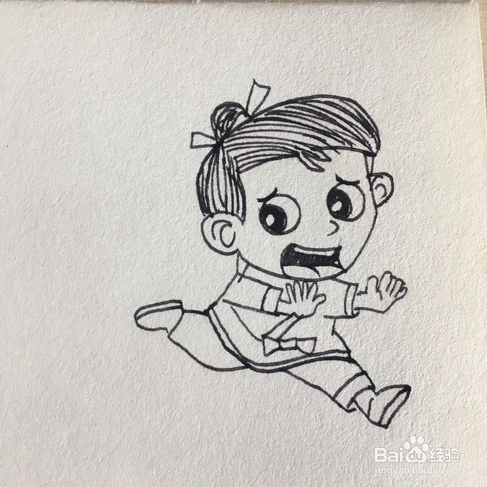 简笔画狼来了的故事怎么画？