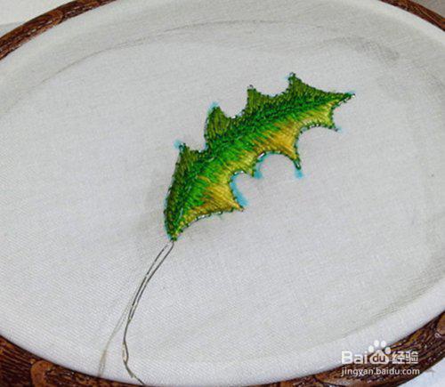 开始学习立体刺绣的绣法