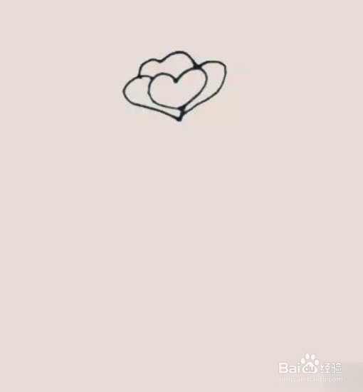 玫瑰花简笔画的画法