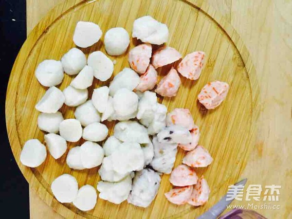 咖喱鱼丸的做法