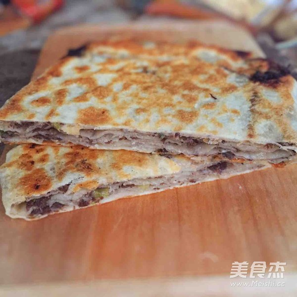 黑椒驴肉千层饼