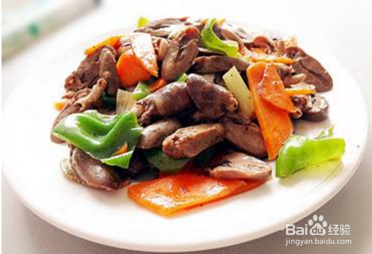 家常菜爆炒鸡心