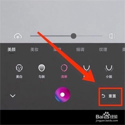 一甜相机如何重置参数方法