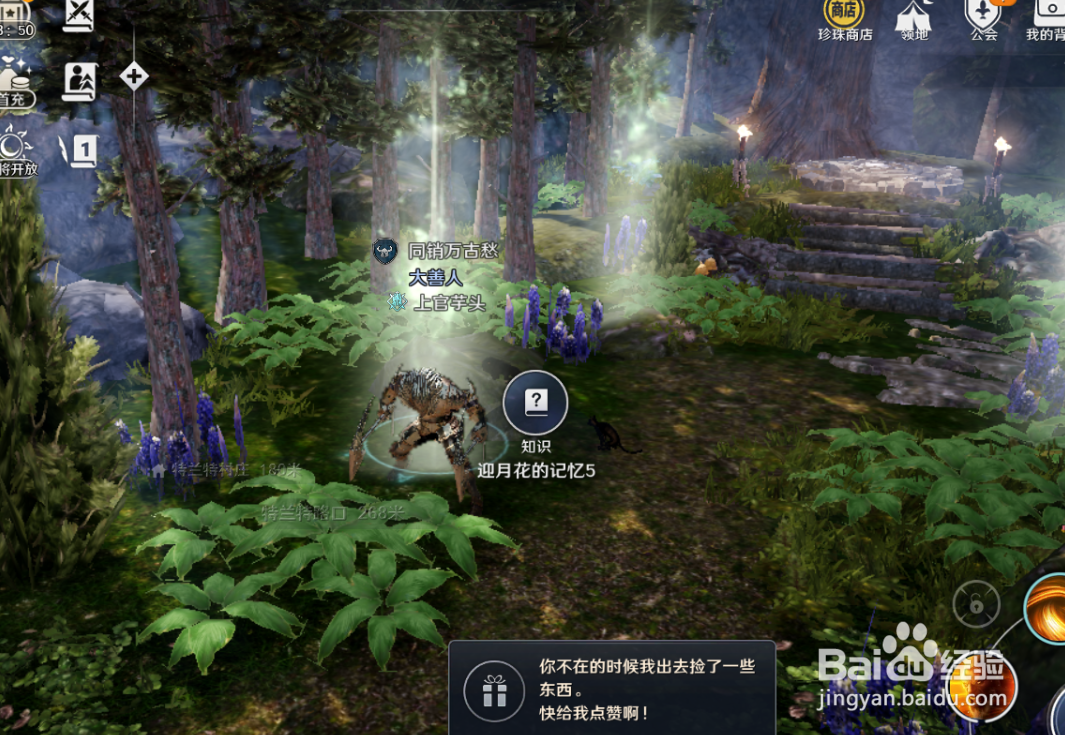 教你怎么找到黑色沙漠迎月花的记忆5知识点