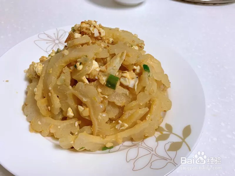 怎样做出家常菜系列之咸蛋炒苦瓜