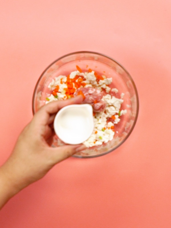 肉沫豆腐酿冬菇