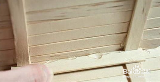 怎么用冰棍杆手工制作化妆品收纳盒子