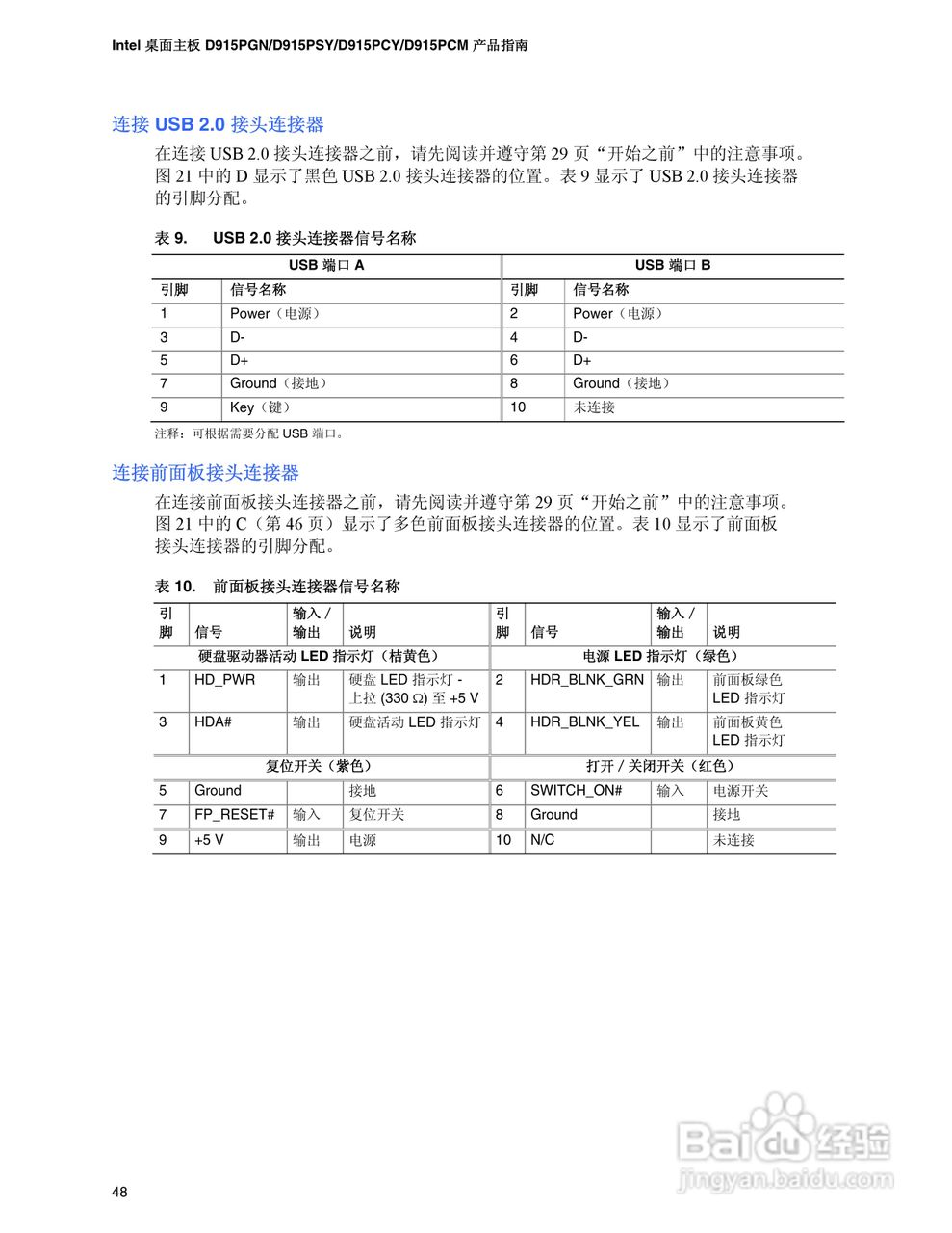 Intel D915PCY主板说明书:[5]