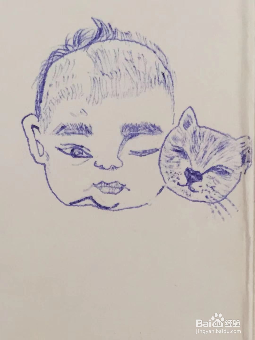 插画教程之侄子帅帅和小猫咪