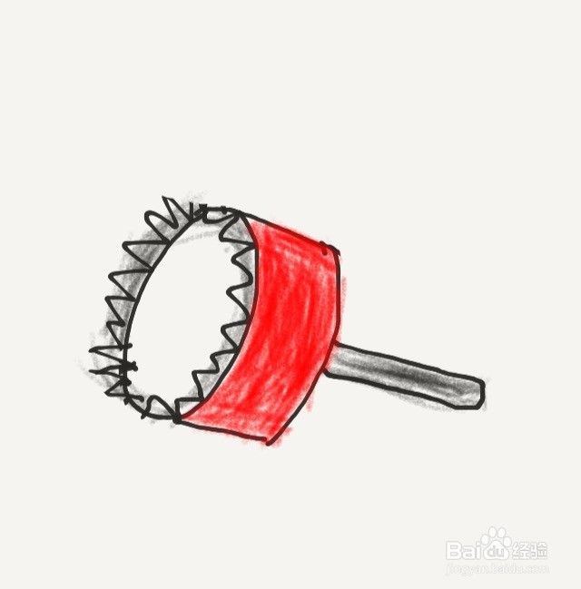 涂鸦系列之如何画开孔器