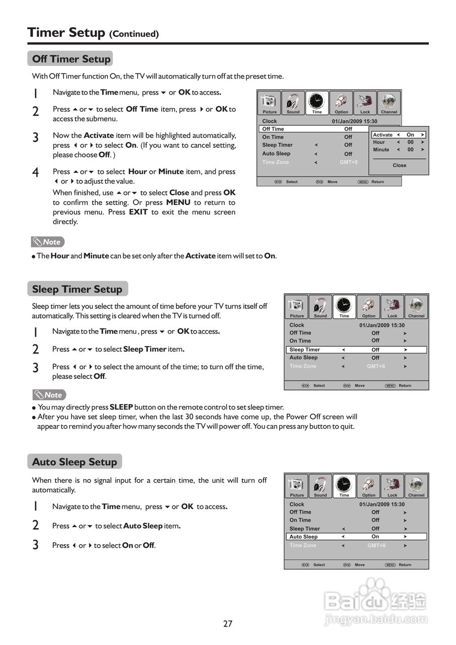 SANYO LCD-22XR9DKH LCD 电视说明书:[3]