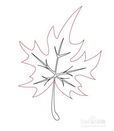 怎么样画四季：[1]秋天枫叶