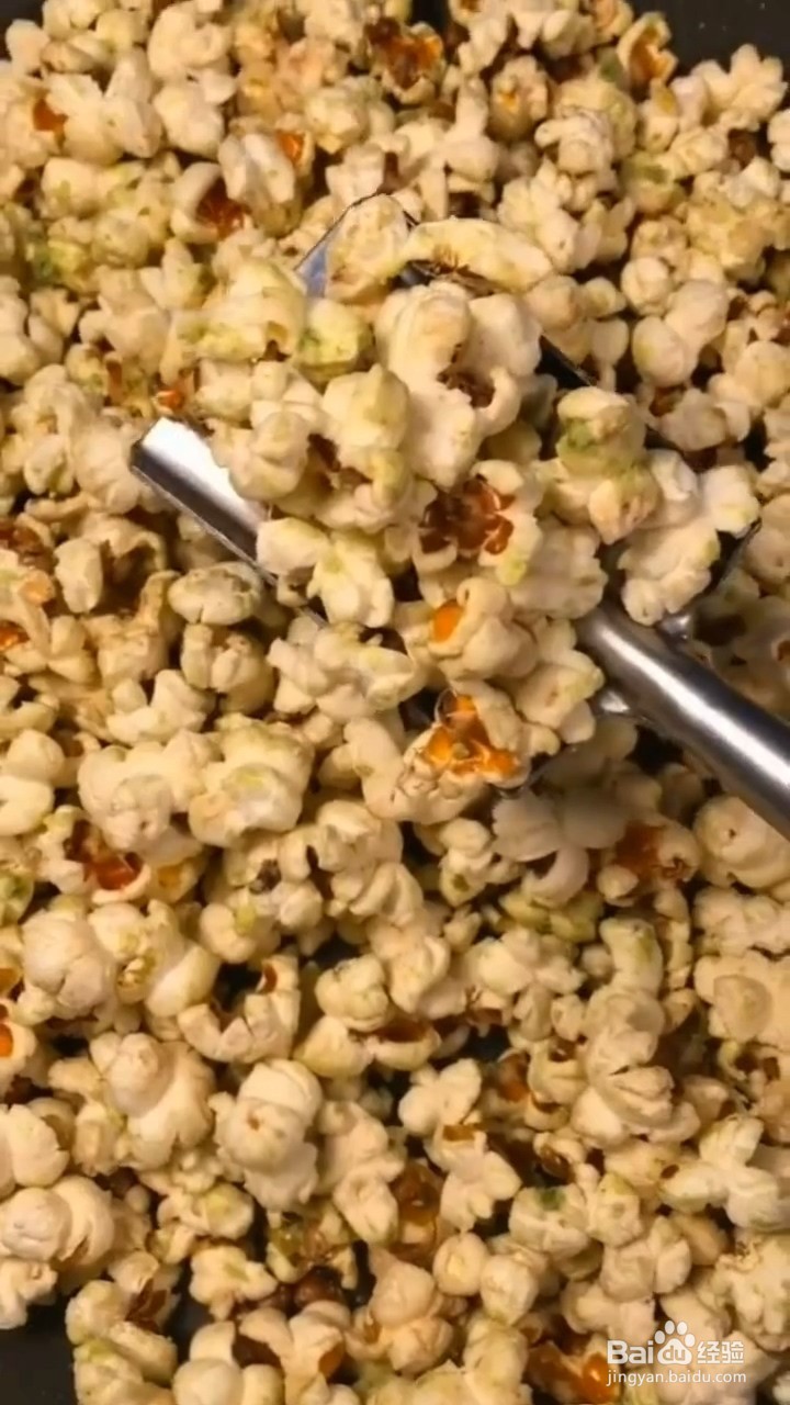 如何自制好吃的抹茶巧克力爆米花