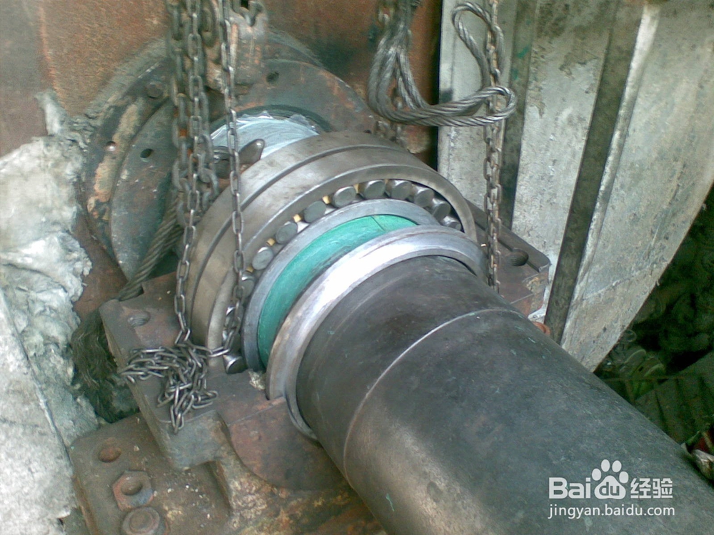 干燥机主轴轴颈磨损的现场修复步骤