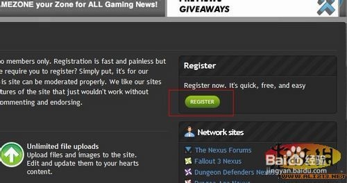 上古卷轴5 天际 Skyrimnexus详解注册攻略 百度经验