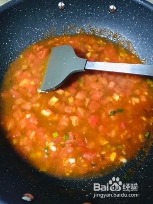 健康养生佳品番茄肥牛金针菇的做法