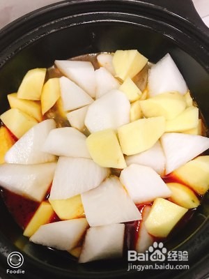 健康养生佳品羊肉煲的做法