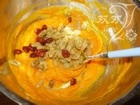 南瓜发糕类似奶酪,色香俱全