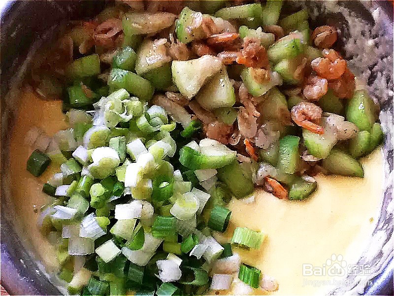 怎样做出家常菜系列之丝瓜煎饼