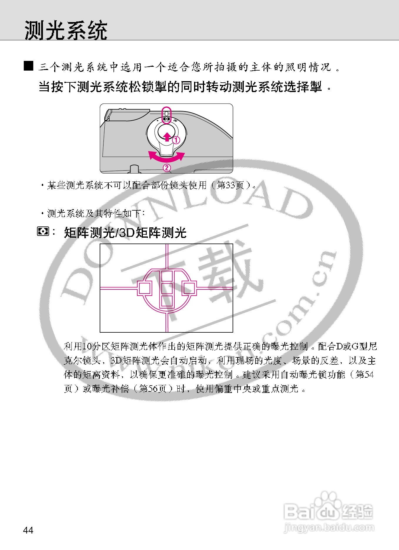 尼康F100数码相机使用说明书:[5]