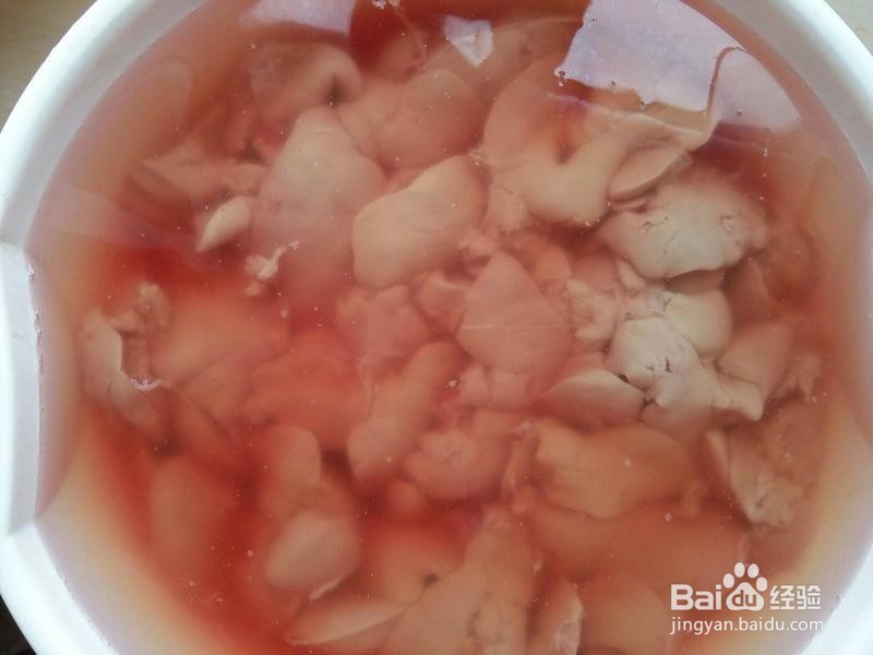 水煮鸡肝的做法