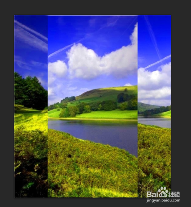 怎么用PHOTOSHOP把两幅图拼接在一起