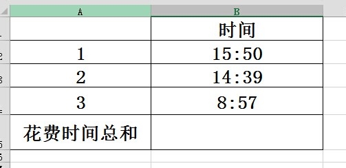 <b>excel中如何正确显示时间求和超过24小时的数字</b>