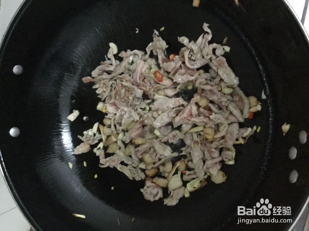 简单炒菜之荷兰豆炒肉