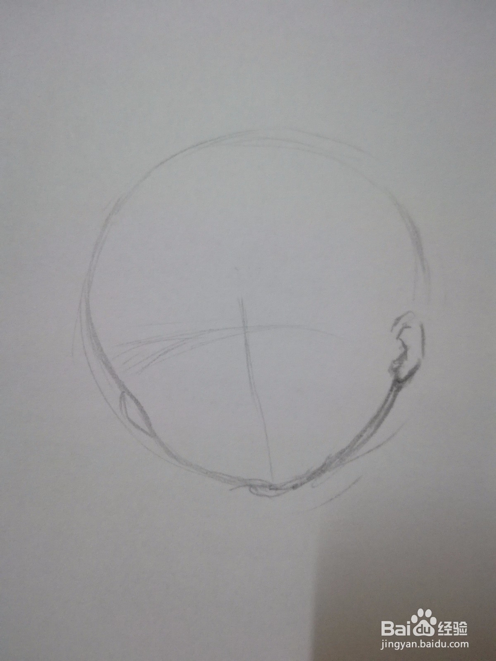 怎么画动漫人物头部和五官手绘线稿