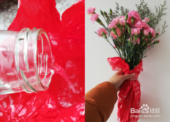 怎样制作漂亮的康乃馨花束