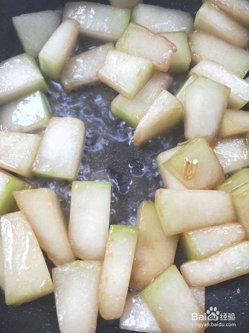 自己做家常菜蚝油虾皮烧冬瓜海鲜美食