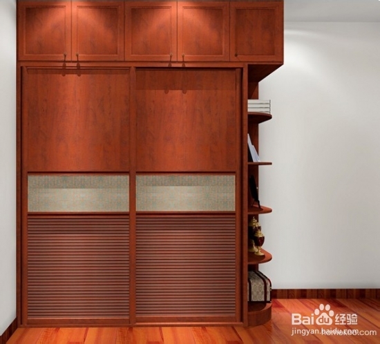 实木衣柜效果图