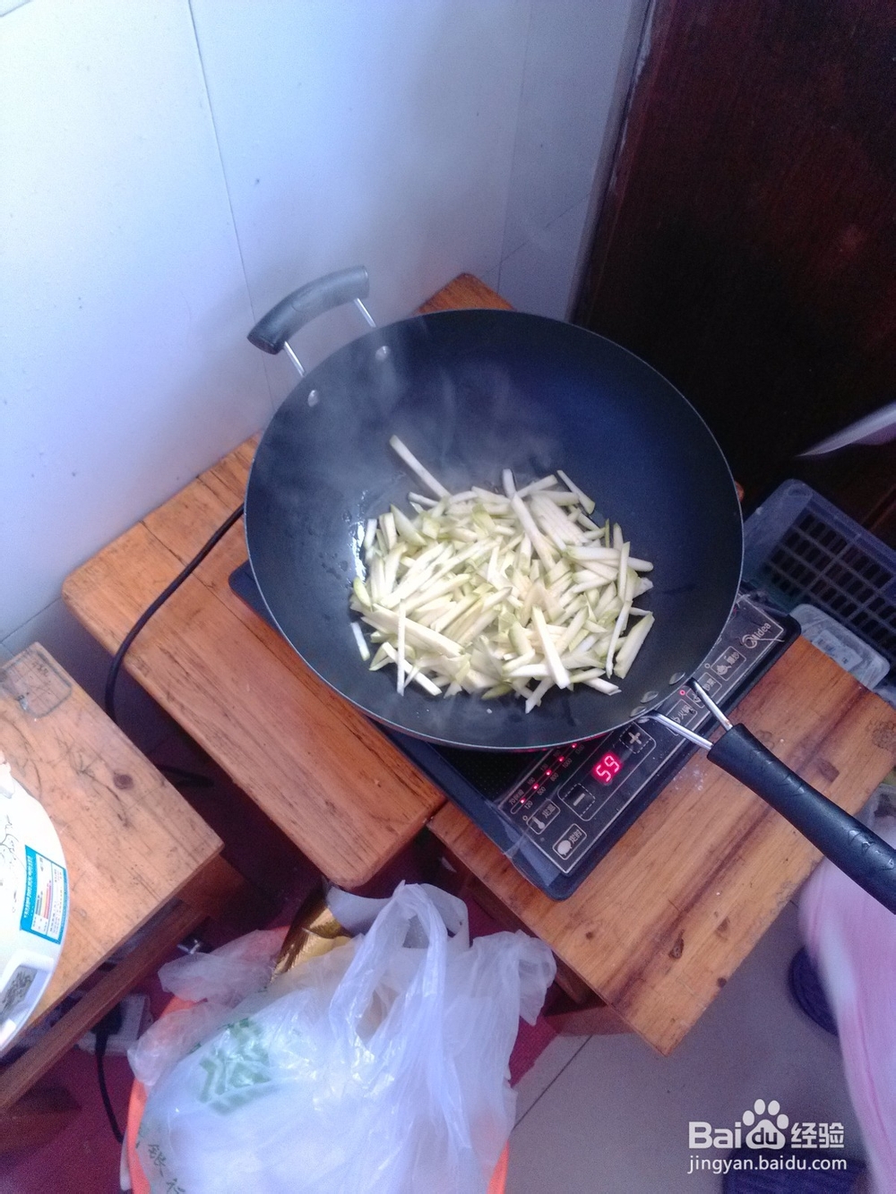 美食制作之清炒西葫芦