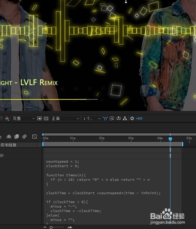 Ae 2019 最简单的为视频添加播放时间的方法?